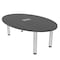 Skutchi Designs 45.25 in W, 71.5 in L, 29 in H, Engineered Wood Top, Grey H-OVL-4672-PT-AN-EL - alternate 1